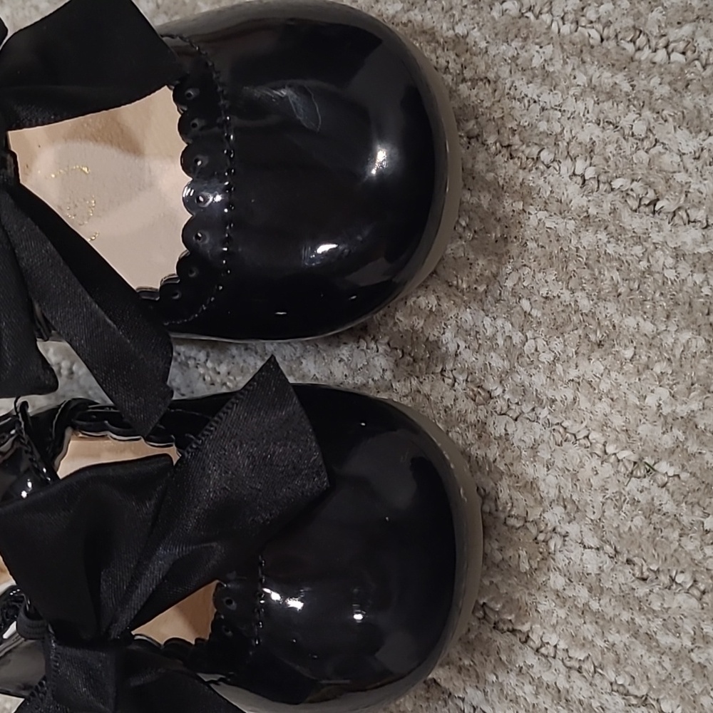 Black Baby Shoes - Picture 2 of 5